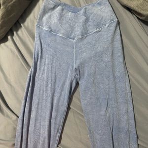 Aerie crossover flare leggings